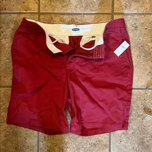 Old Navy Burgundy Men's Shorts